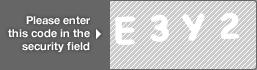 captcha code for visual authentication  letter E number 3 letter Y number 2