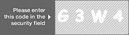 captcha code for visual authentication  letter G number 3 letter W number 4